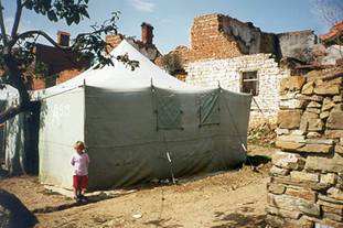 Tent in Vermic (foto: RNW)